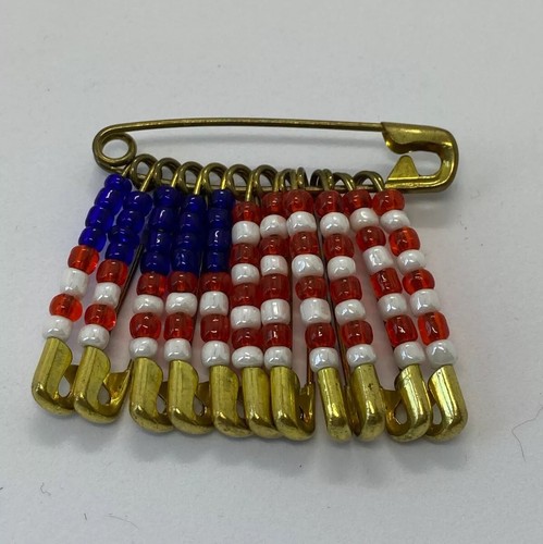 American flag safety - safety, pin